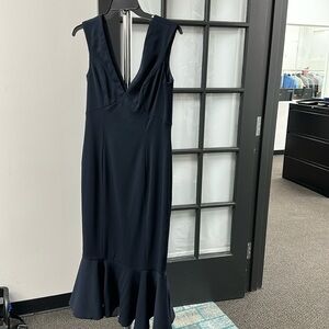 Jay Godfrey dress midi length ruffle bottom